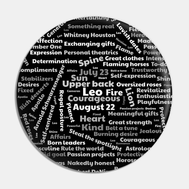Leo - the lion zodiac Pin by All About Nerds