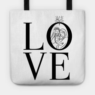 LOVE Christmas Nativity  © 2020 GraphicLoveShop Tote