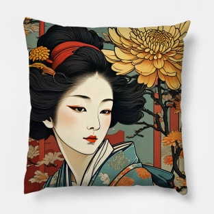 Geiko girl Pillow