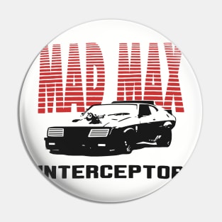 Black Car Ford Falcon V8 The Pursuit Special Interceptor from the movie Mad Max Pin