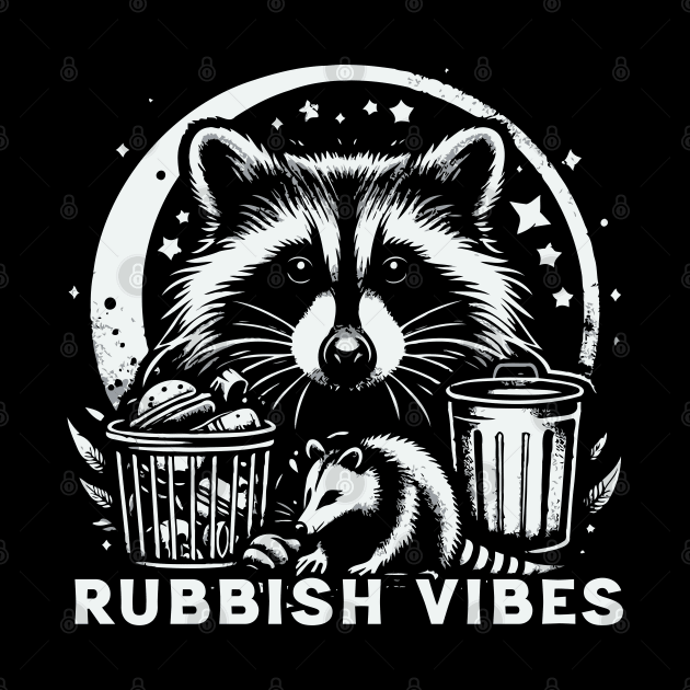 Rubbish Vibes Possum Raccoon by Trendsdk