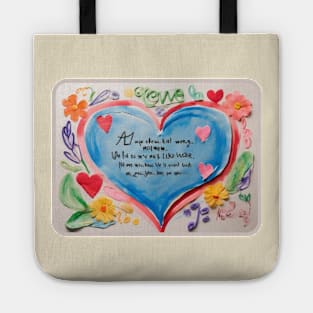 Mothers day, Words Straight from the Heart: A Child's Love for Mom, Mom Gift, Tote