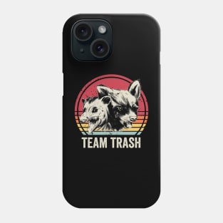 Team Trash Funny Raccoon Opossum Phone Case