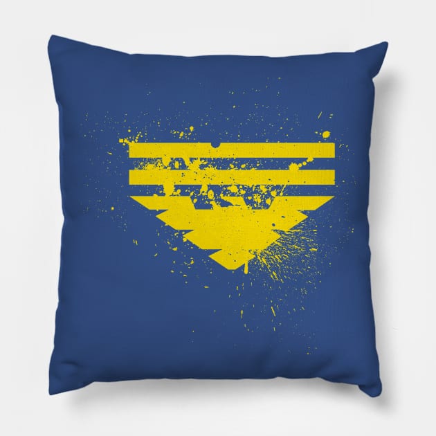 Archangel Splatter Pillow by Draygin82