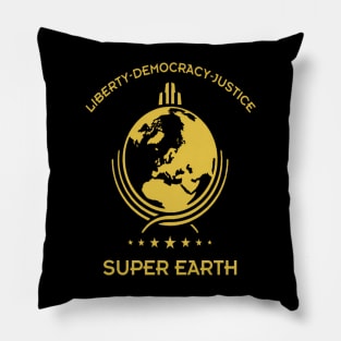 Super Earth Diving Into Hell - Liberty Pillow