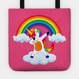 dabbing unicorn Tote