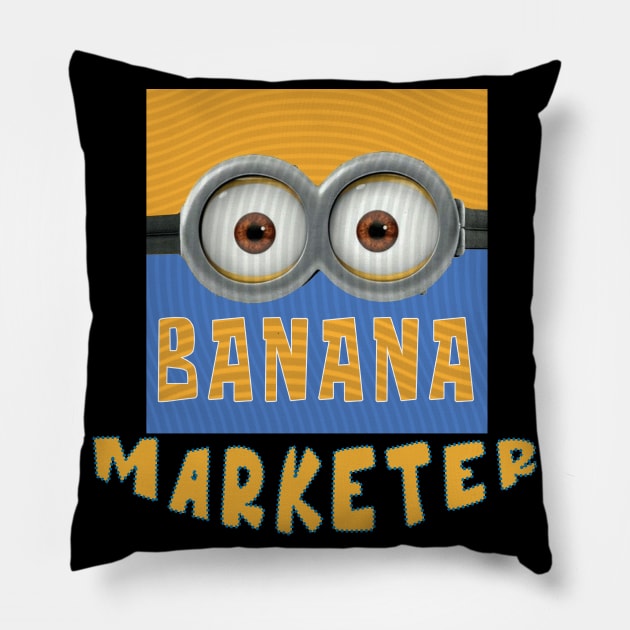 DESPICABLE MINION AMERICA MARKETER Pillow by LuckYA