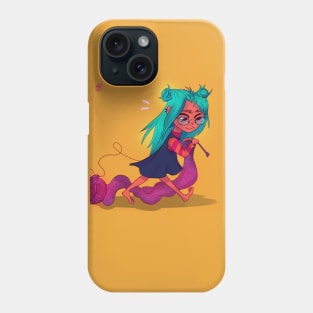 Knitting Girl Phone Case