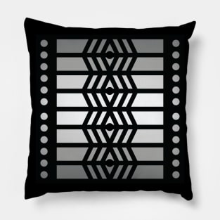 “Dimensional Surveillance” - V.1 Grey - (Geometric Art) (Dimensions) - Doc Labs Pillow