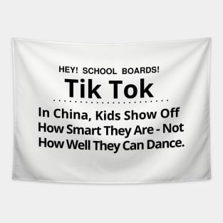 Hey School Board, Tik Tok - In China Kids Show Off How Smart They Are Tapestry