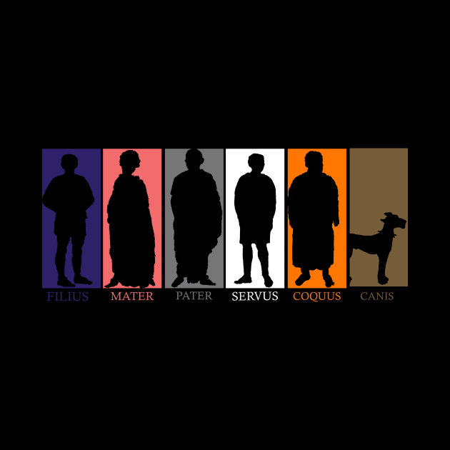 Cambridge Latin Course Silhouettes by ovofigures