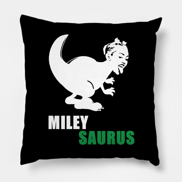 Miley Saurus Pillow by mercert
