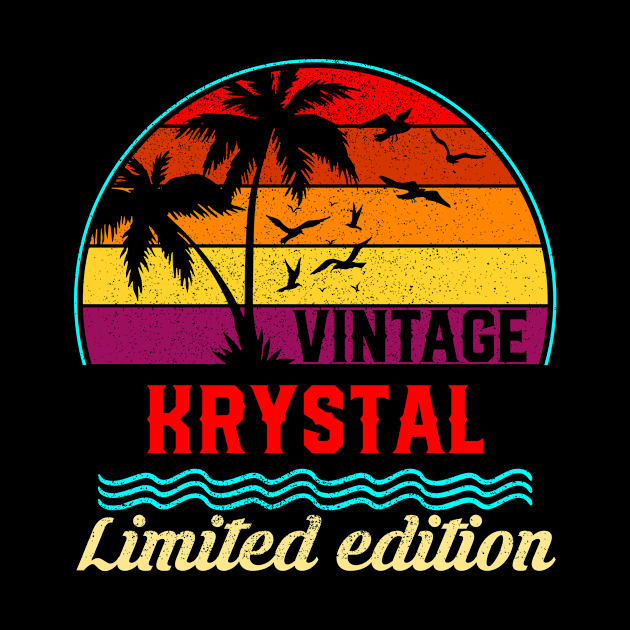 Vintage Krystal Limited Edition, Surname, Name, Second Name by Januzai