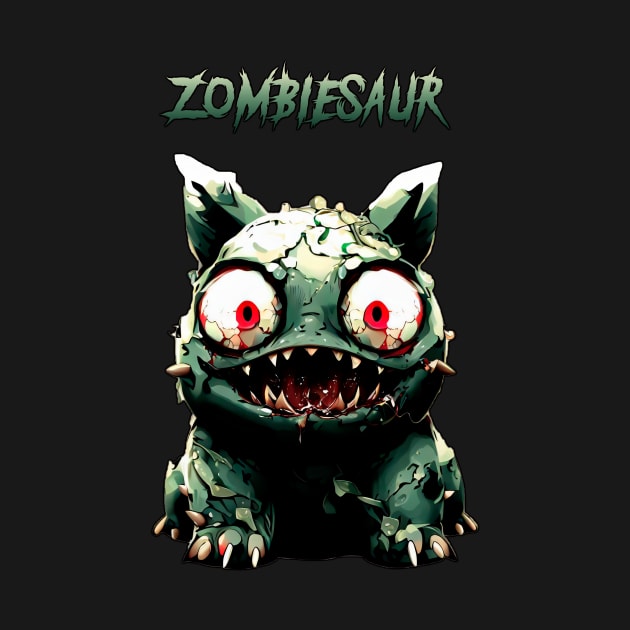 Zombiesaur, the zombie dinosaur by NecroMerch