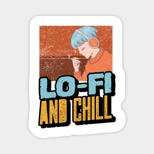 Lo-fi and Chill Anime Mix Magnet