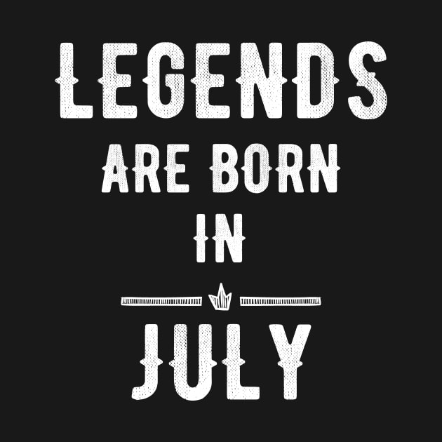 Legends are born in July by captainmood