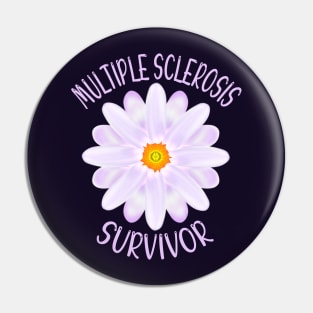 Multiple Sclerosis Survivor Pin