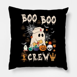 Halloween Ghost Nurse Boo Crew Pillow