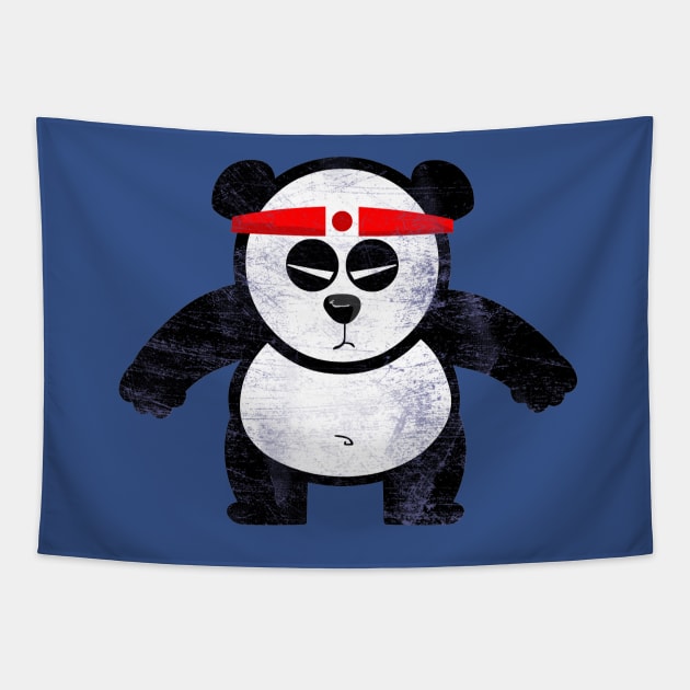 PANDA ACTION Tapestry by AnishaCreations