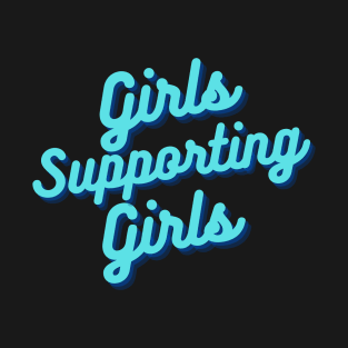 v2 Blue Girls Supporting Girls T-Shirt