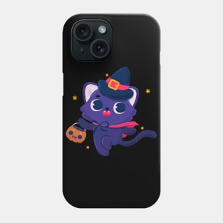 CUTE HALLOWEEN CAT Phone Case