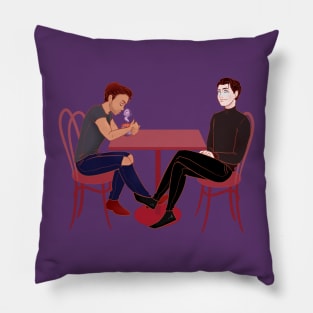 Cafe date - Gavin & RK900 Pillow
