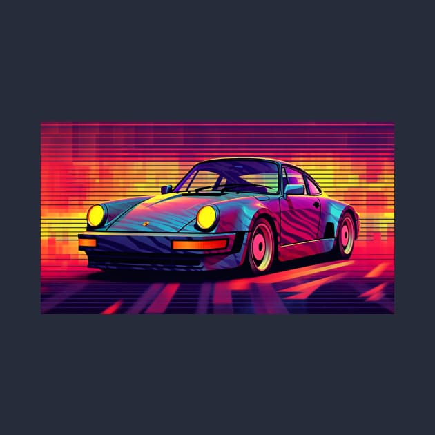 Porsche Pop Art by SteamboatJoe