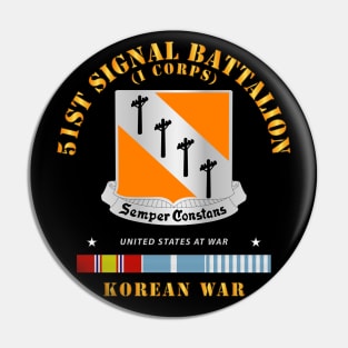 51st Signal Battalion - Korean War Pin