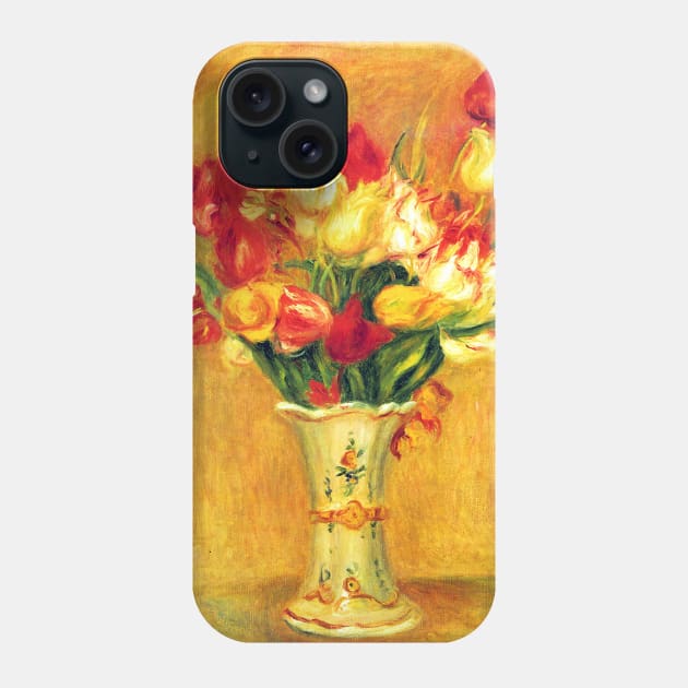 Tulips by Pierre Renoir Phone Case by MasterpieceCafe