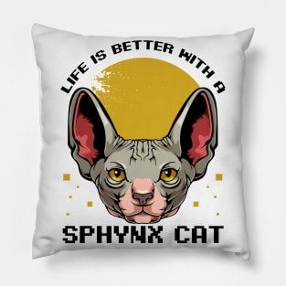 Sphynx Cat Pillow