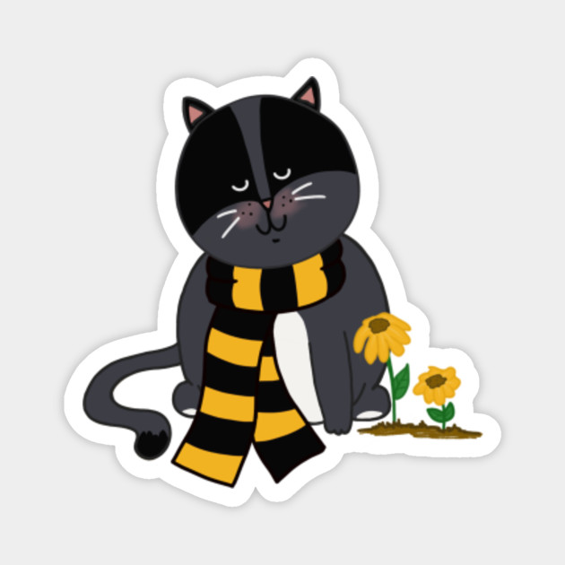 Harry Potter Hufflepuff Cat Hufflepuff Magnet Teepublic