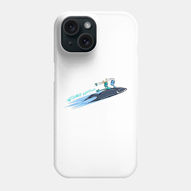 Catch up to the Shark Craft Phone Case by Dani Vittz