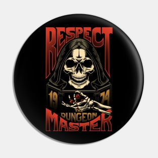 Respect The Dungeon Master - color Pin