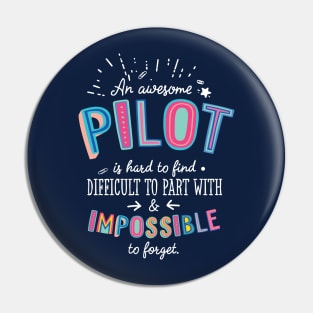 An awesome Pilot Gift Idea - Impossible to Forget Quote Pin