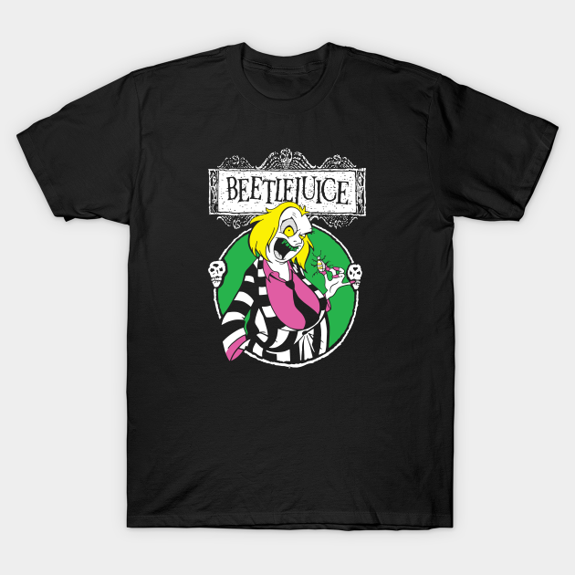 Beetlejuice Cartoon - Dark - Beetlejuice - T-Shirt