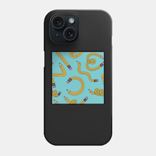 Pencil Pattern Phone Case