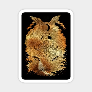 Devils Brew (Version 3). Mystic and Occult Design. Magnet