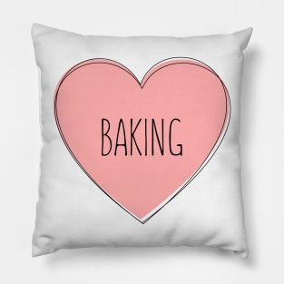 I Love Baking Pillow