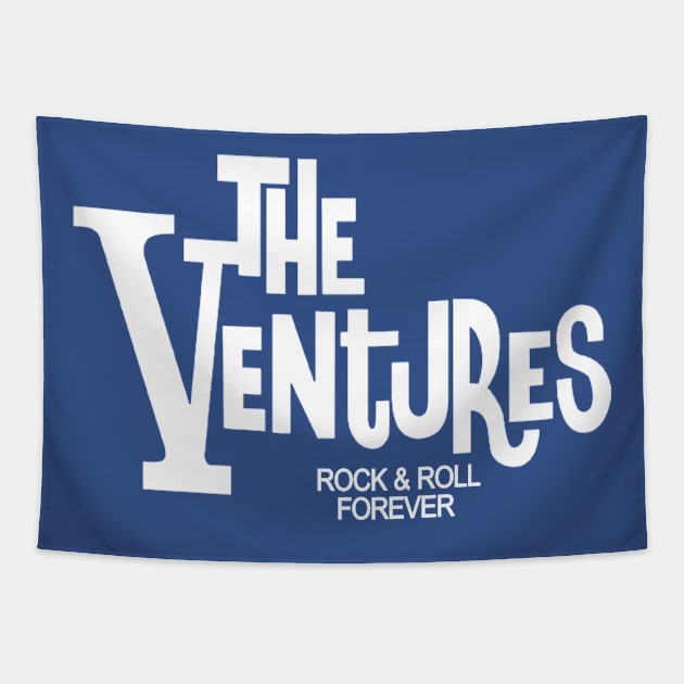 Vintage The Ventures Band Tapestry by Army Of Vicious