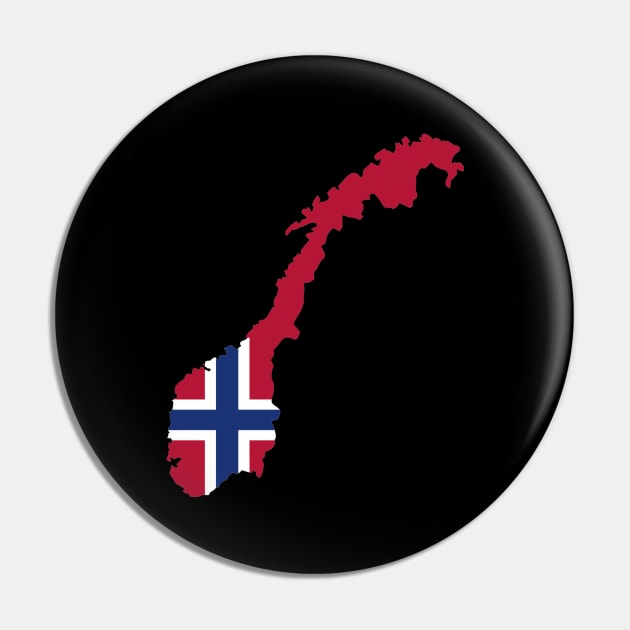 Norway map Pin by Designzz