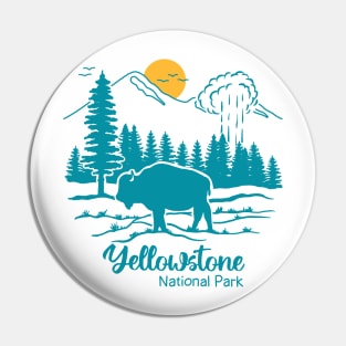 Yellowstone National Park Pin