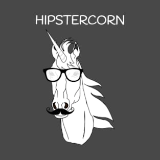 HipsterCorn Amazing Hipster Unicorn T-Shirt