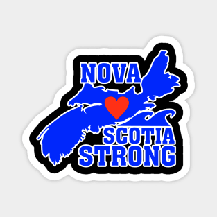 Nova Scotia Strong Ocean Blue Magnet