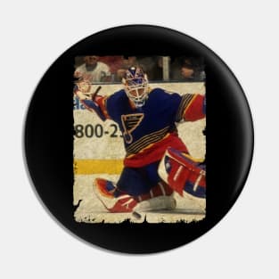 Grant Fuhr, 1997 in St. Louis Blues (249 GP) Pin