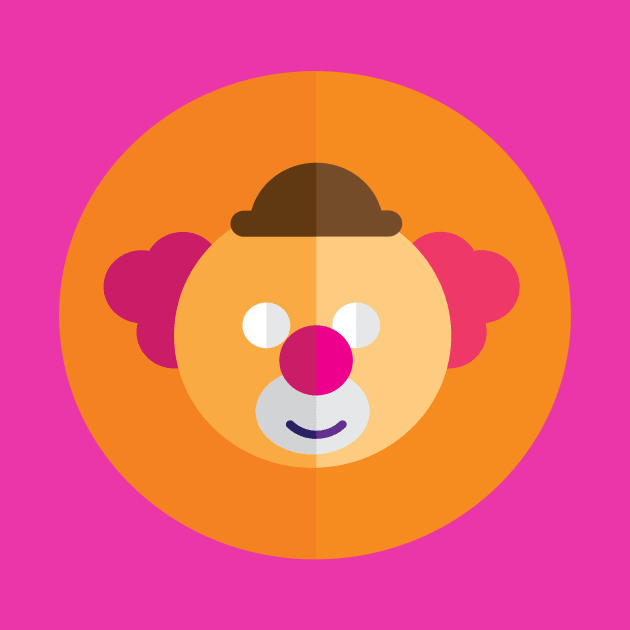 A Minimalist Clown by PatrioTEEism