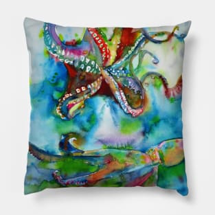 OCTOPUSES IN THE ABYSS Pillow