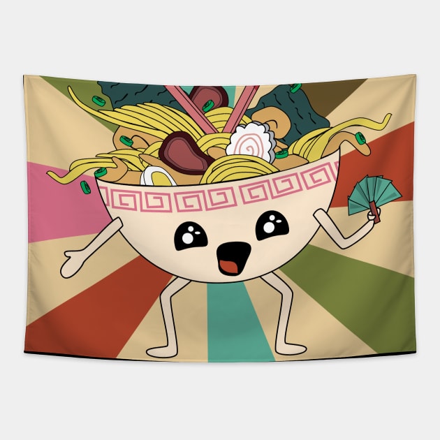 Ramen Joy Tapestry by Edofest