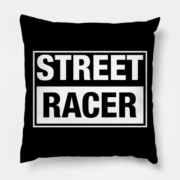 Street Racer Pillow by cowyark rubbark