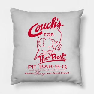 Couch's Pit Bar-B-Q Pillow