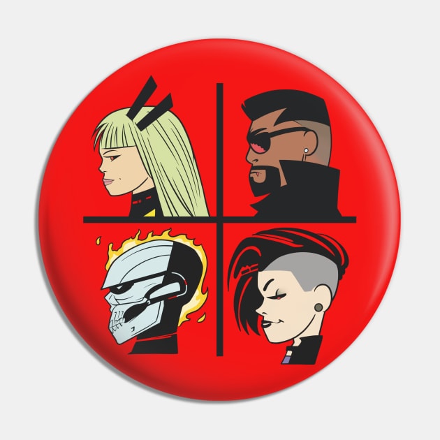 Midnight Suns - Avengers - Gorillaz - Video Game Pin by Free2rocknroll